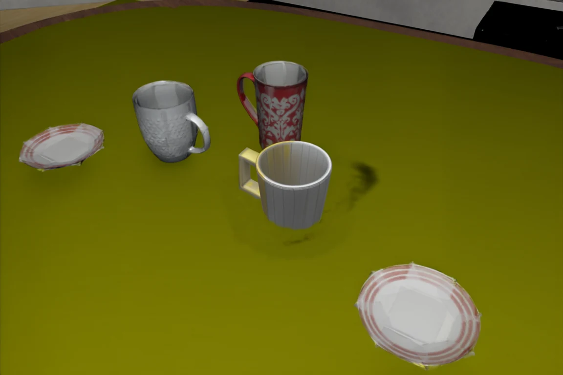 Cup scene with harmonization